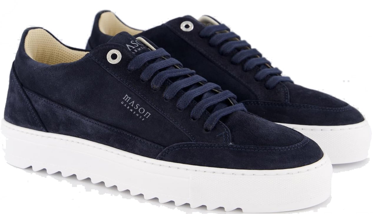 Mason Garments Heren Tia Nativo Sneaker Blauw Blauw