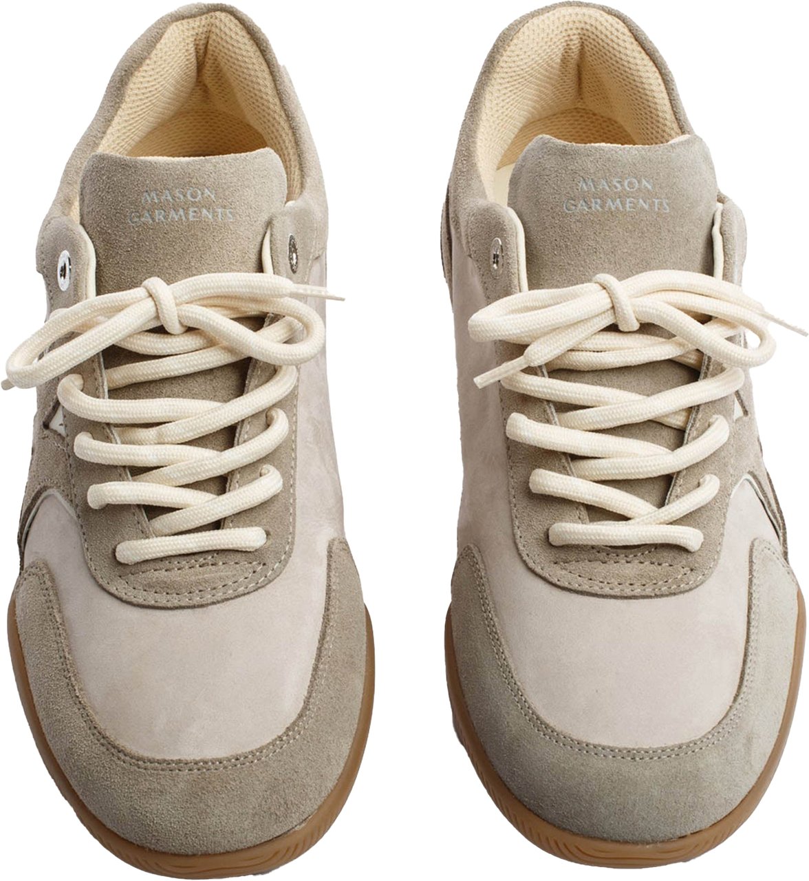Mason Garments Maranello Suede Sneakers Taupe