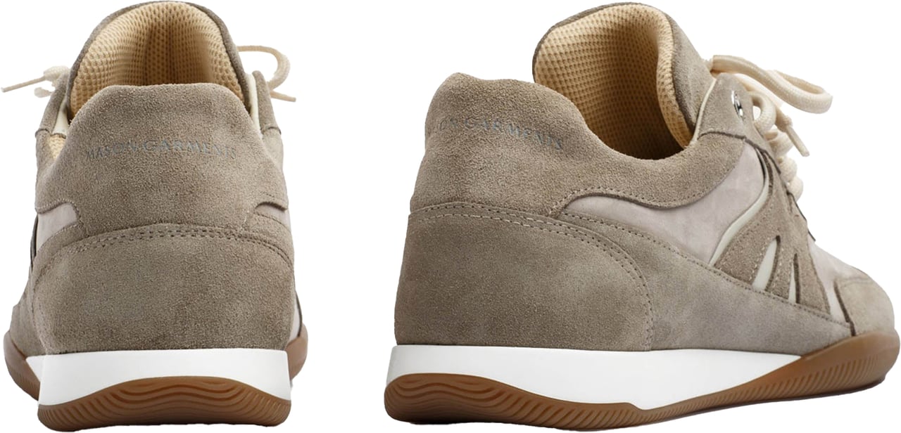 Mason Garments Maranello Suede Sneakers Taupe