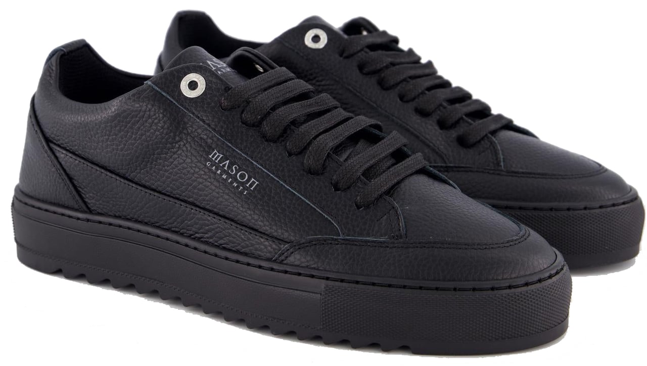 Mason Garments Heren Tia Alce Tonale Sneaker Zwart Zwart
