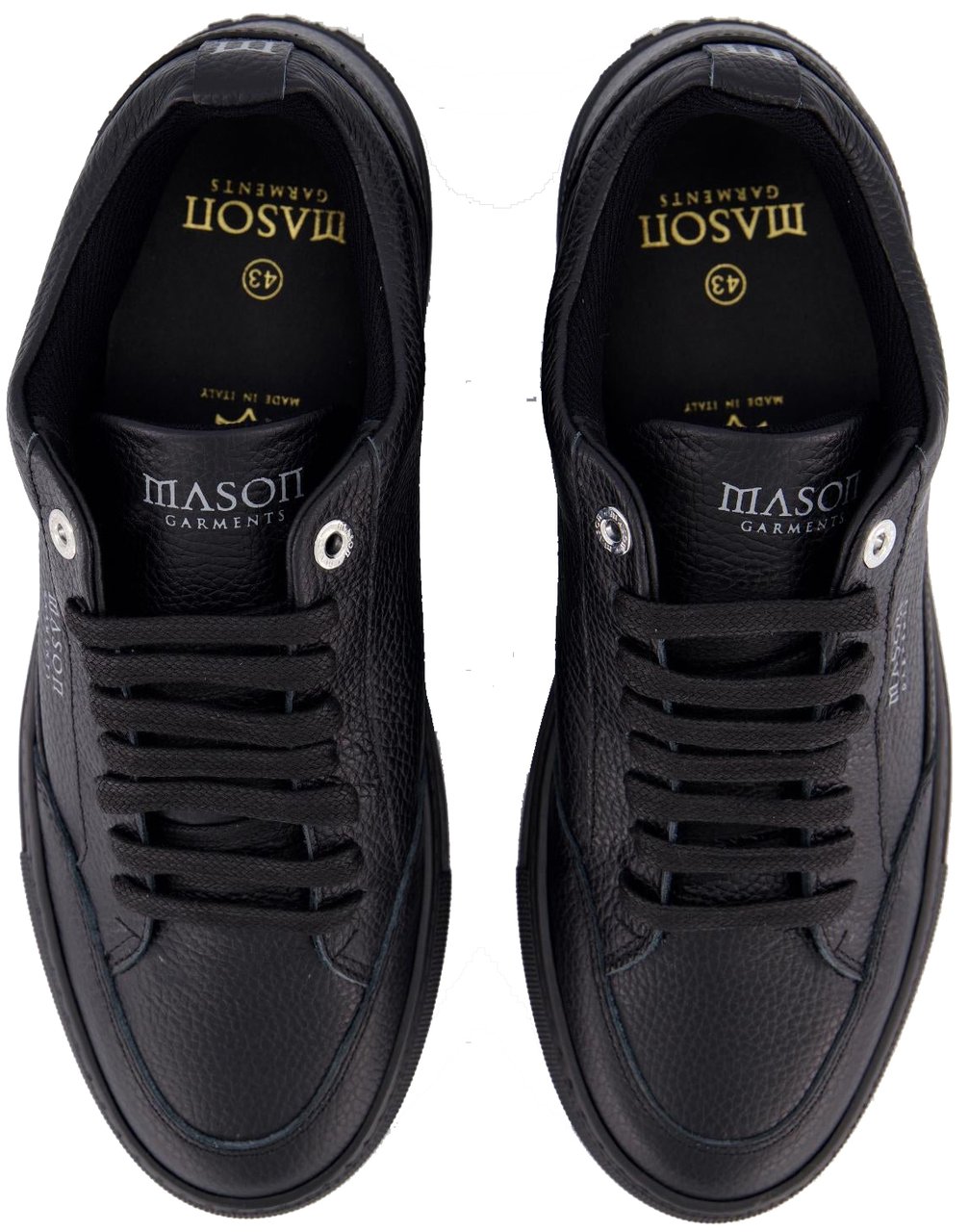 Mason Garments Heren Tia Alce Tonale Sneaker Zwart Zwart