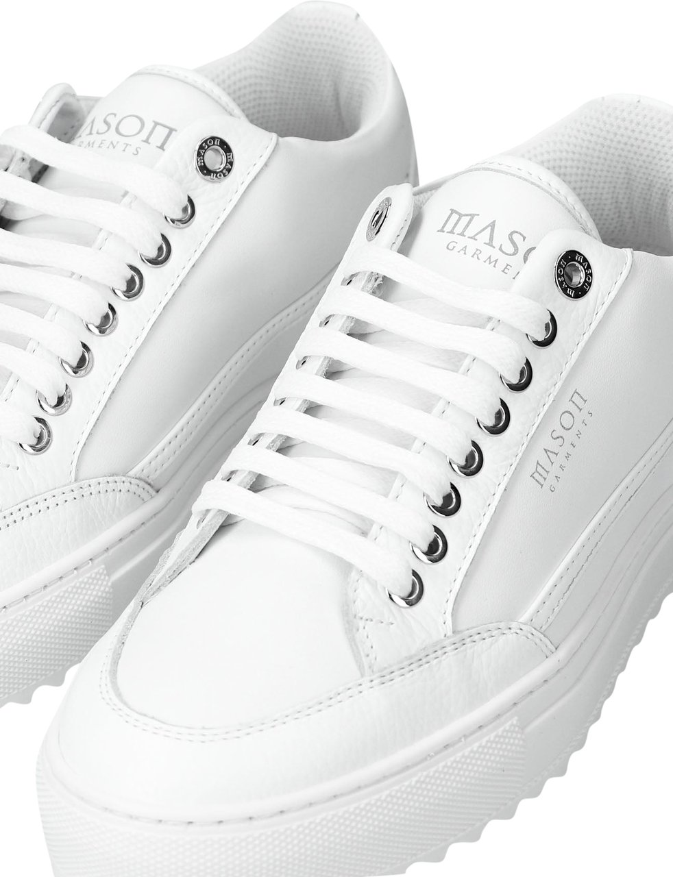 Mason Garments Mason Garments Sneakers Wit Tia Bicolore 4A Wit
