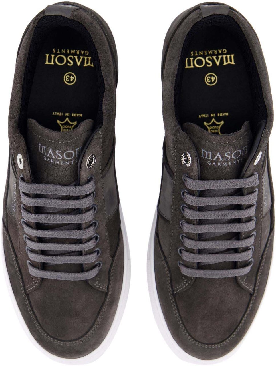 Mason Garments Heren Tia Sarbini Sneaker Grijs Grijs