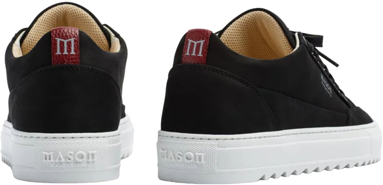 Mason Garments Mason Garments Tia Primo Sneakers Zwart-wit Mg61-1 Zwart