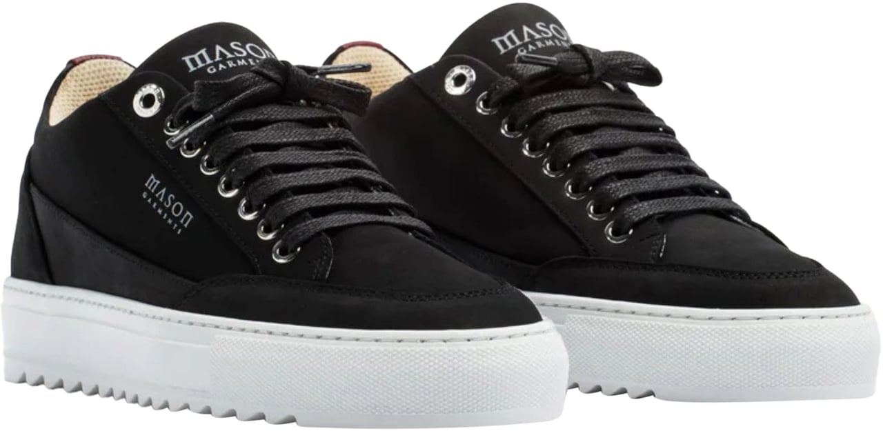 Mason Garments Mason Garments Tia Primo Sneakers Zwart-wit Mg61-1 Zwart