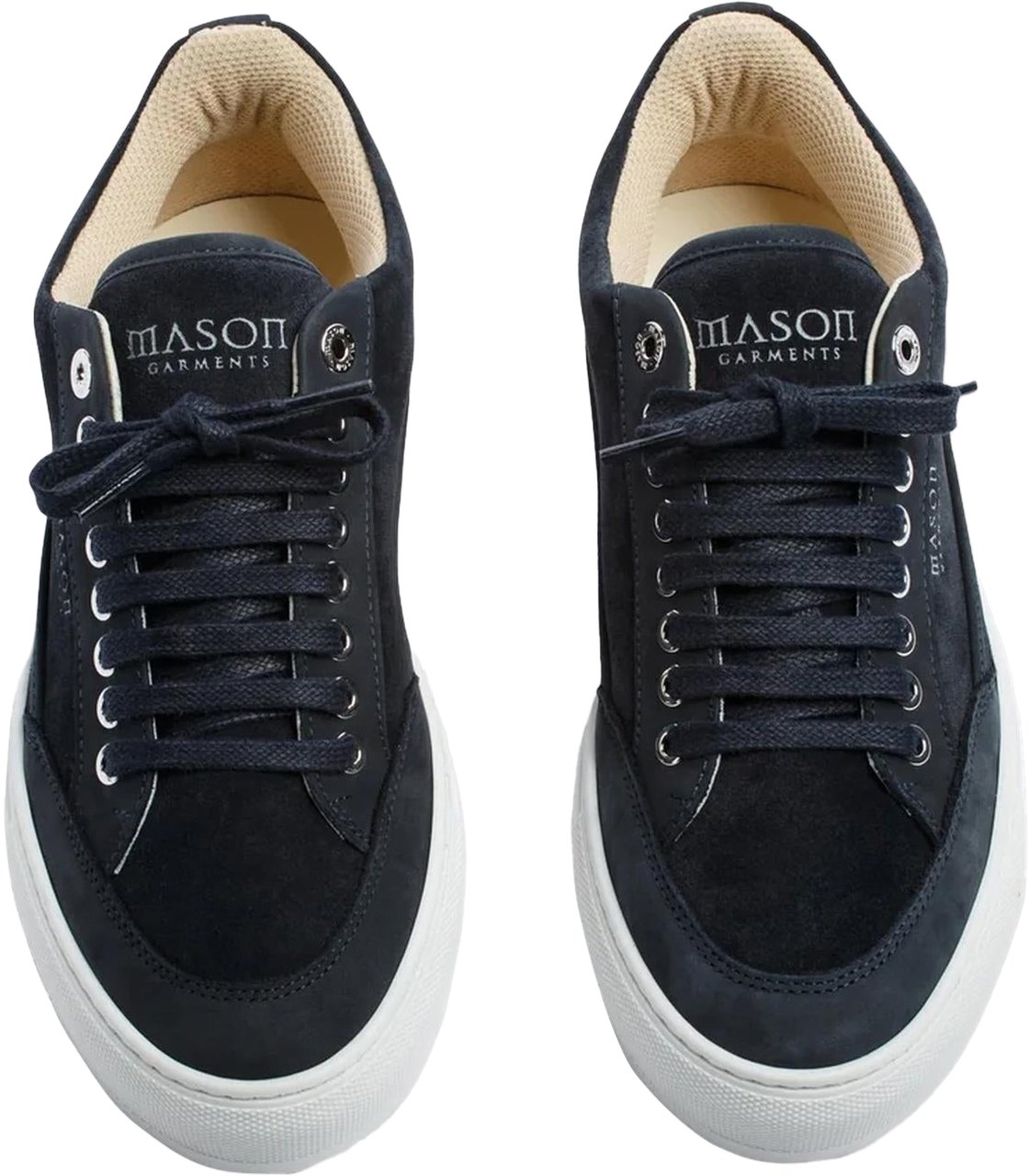 Mason Garments Heren Tia Miscuglio Blauw