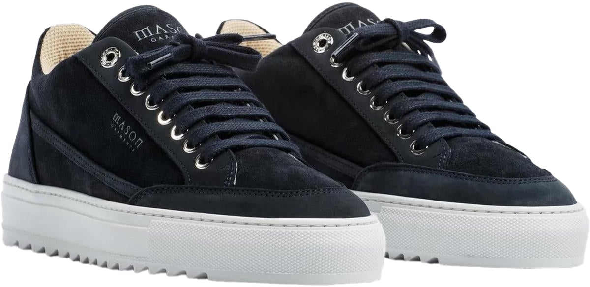 Mason Garments Heren Tia Miscuglio Blauw