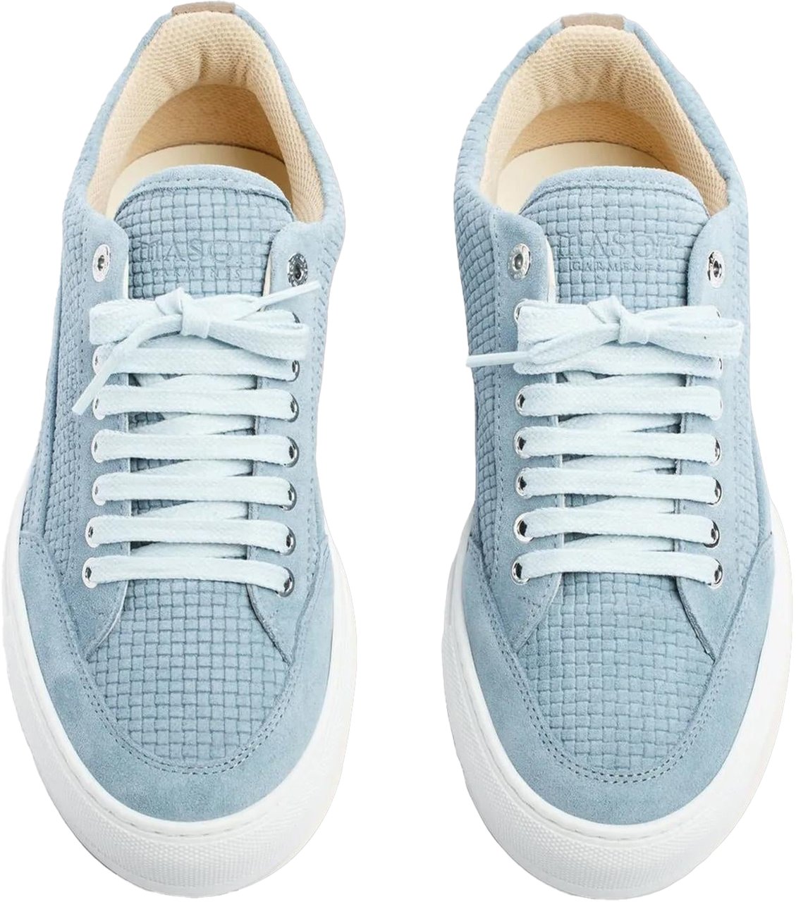 Mason Garments Heren Tia Miscuglio Blauw