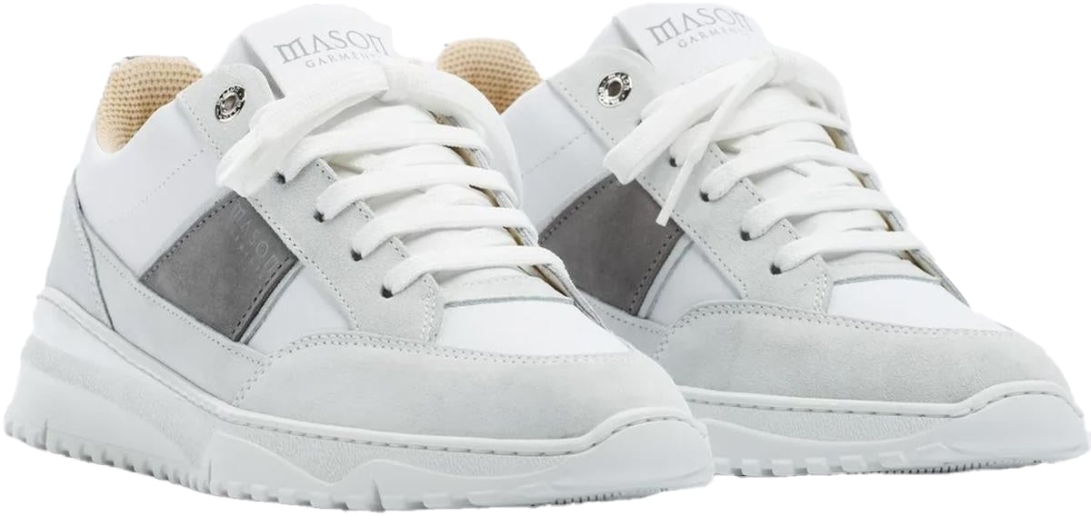 Mason Garments Heren Tia Runner Essenziale Wit