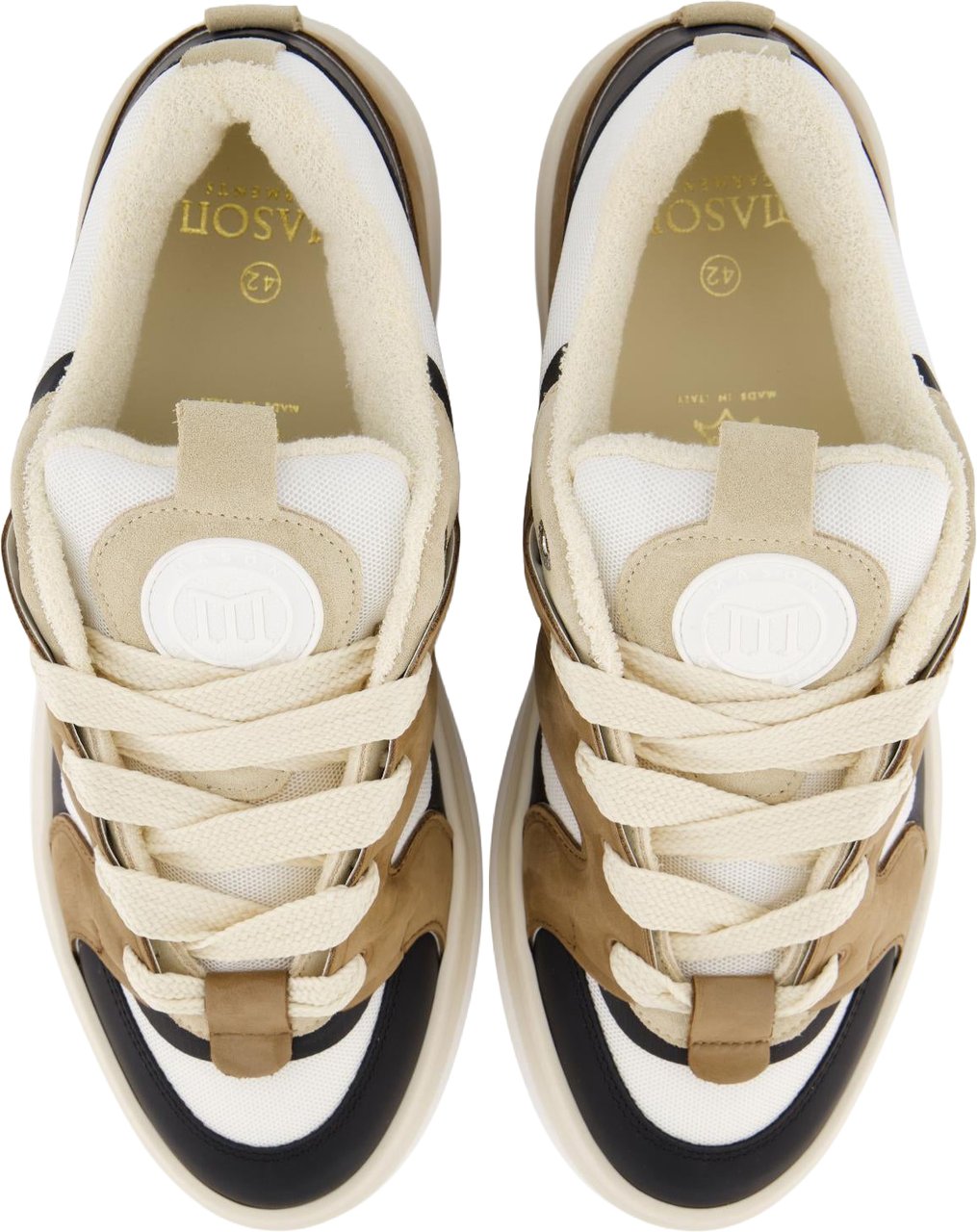 Mason Garments Heren Venice Movimento Sneaker Bruin Bruin
