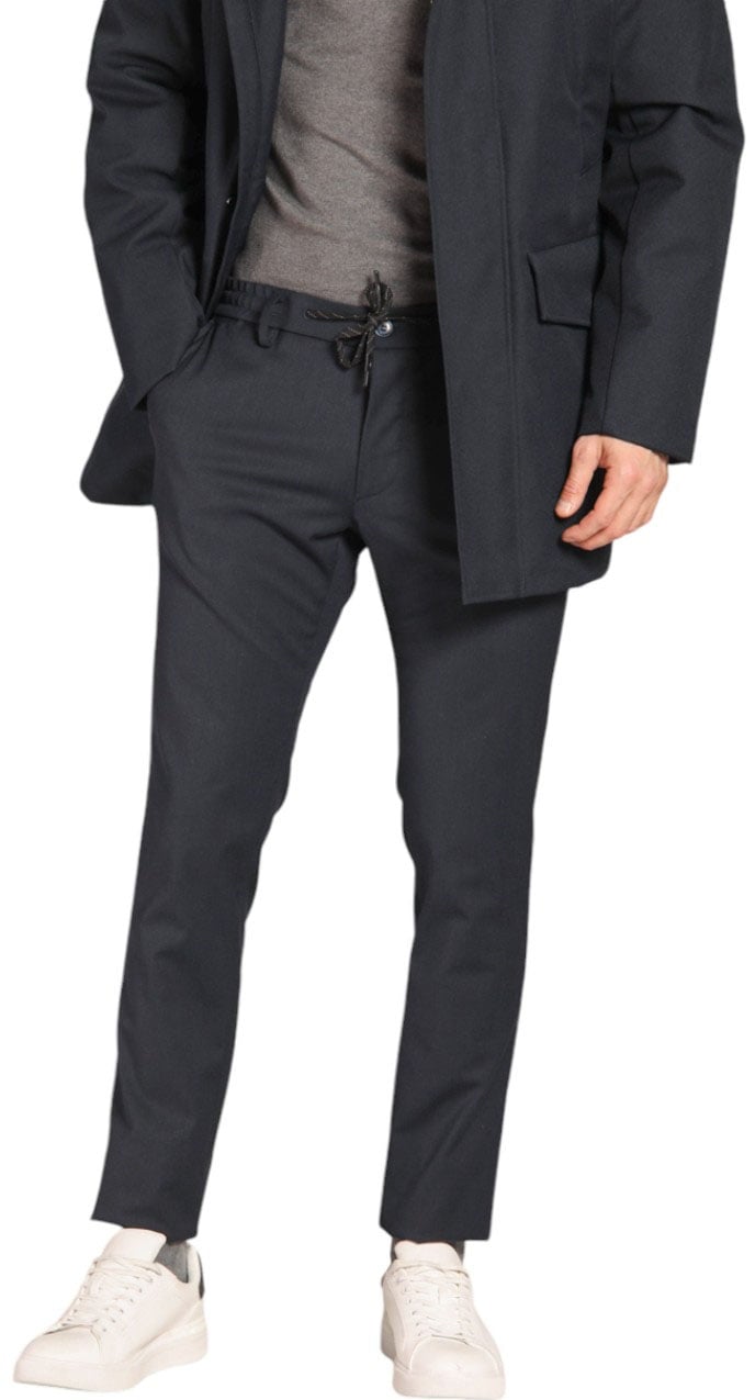 Mason's Chino Milano Jogger Navy liens taille Mason's homme MTE174 012 Divers
