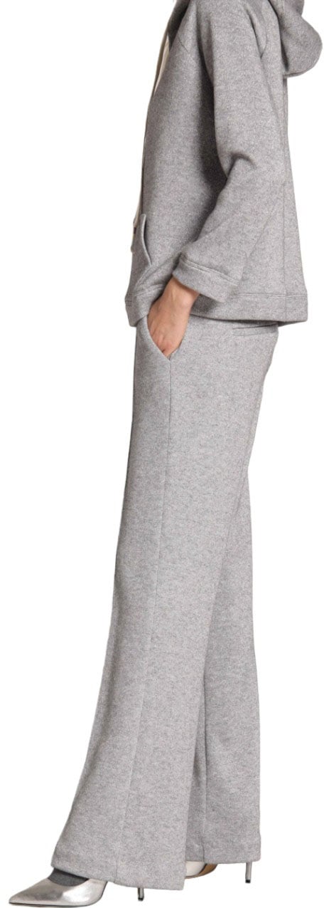 Mason's Pantalon maille Gris métallisé Easy Straight Mason's Femme JERT237 019 Divers