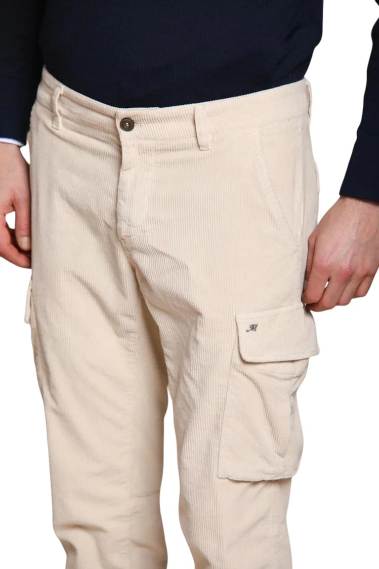 Mason's Pantalon beige velours côtelé médium Cargo chile Mason's Homme 2PN2A2145 VBE061 263 Beige