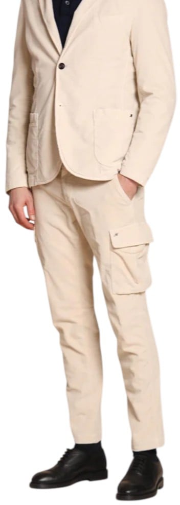Mason's Pantalon beige velours côtelé médium Cargo chile Mason's Homme 2PN2A2145 VBE061 263 Beige