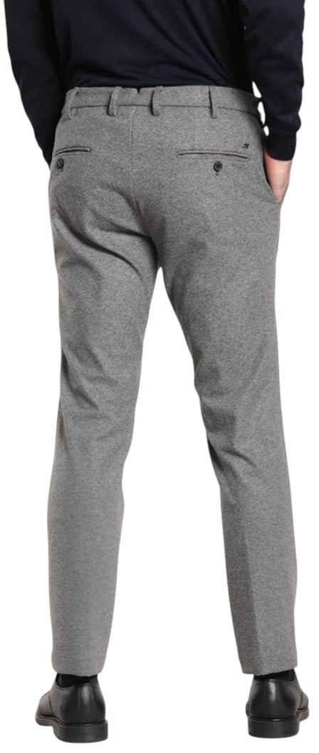 Mason's Pantalon chino jersey flanelle grise NewYork Style Masons homme 9PF28960 JERT404 019 Grijs