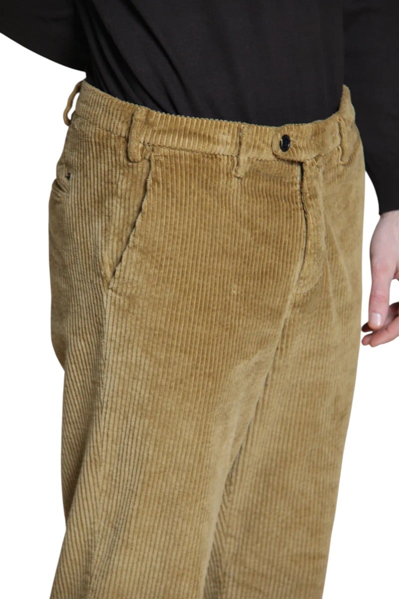 Mason's Pantalon chino Boston camel velours grosses côtes Mason's Homme 9PN3E9303 VBE310 237 Divers