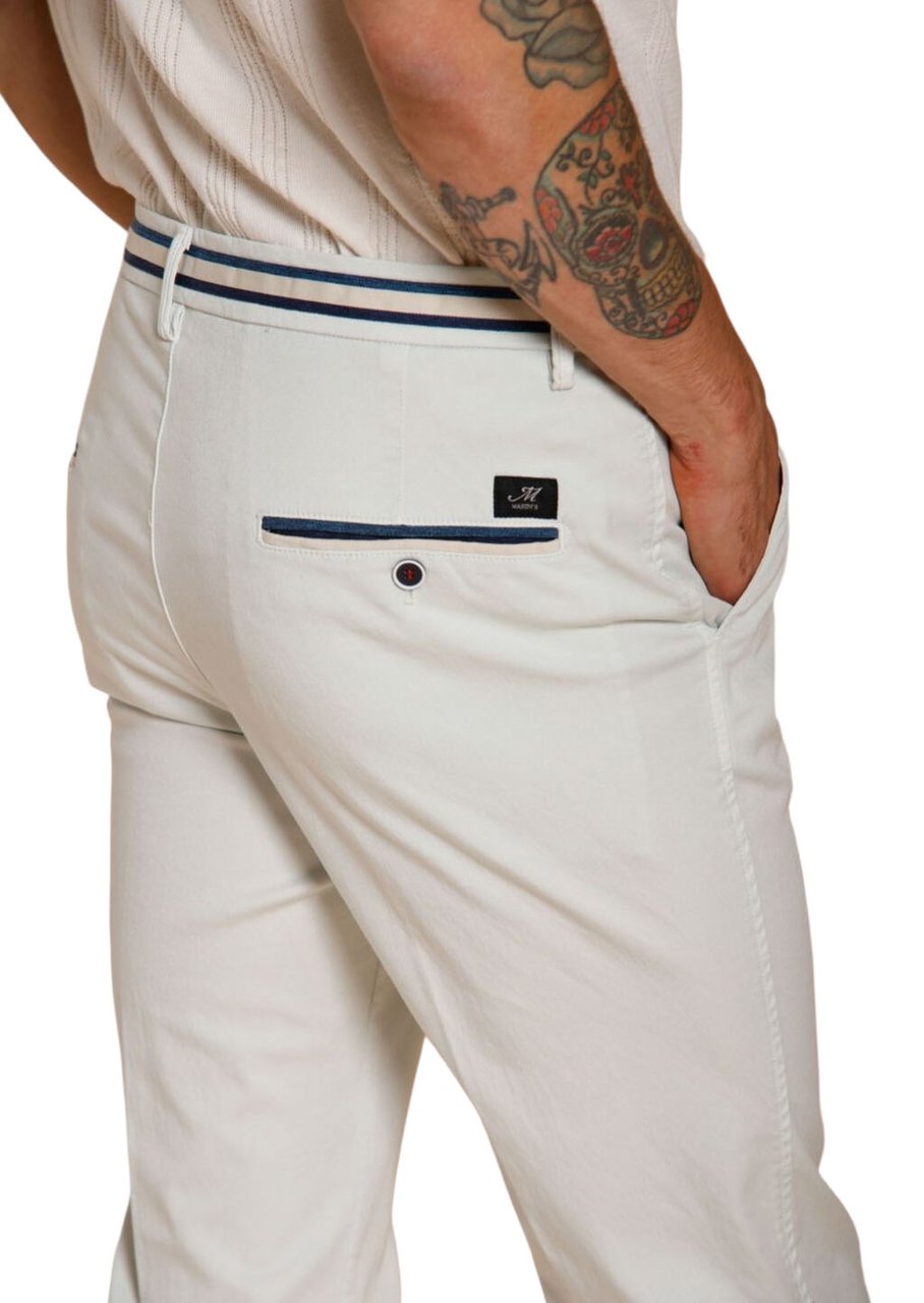Mason's Chino Torino summer vert d'eau ganse crème bleu Masons Homme 9PN2R 2863N1 NBE098 417 Divers