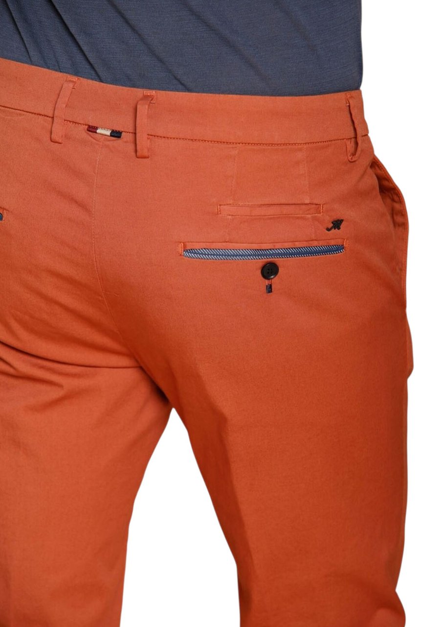 Mason's Chino Torino Super ocean terracota Masons Homme 9PN2R 9673N1 ME303 418 Oranje
