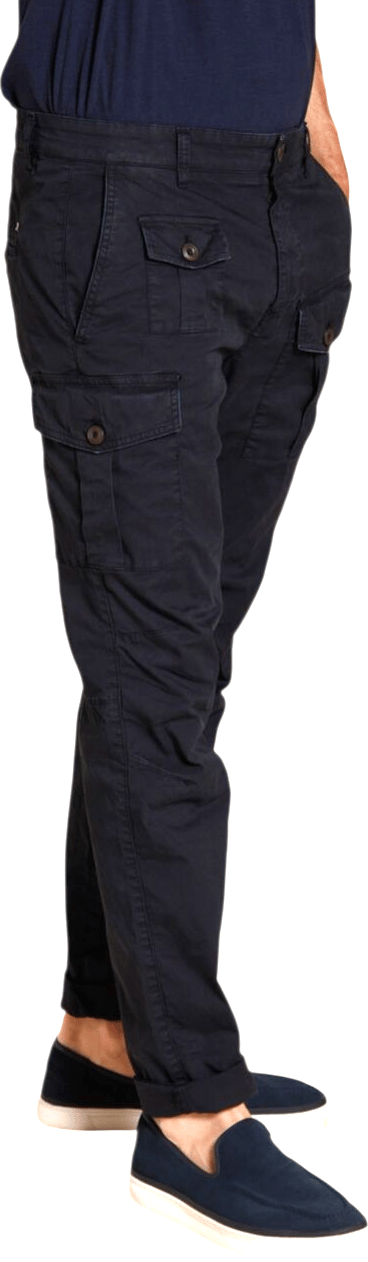 Mason's Cargo Georges Cool pocket coton navy 3 poches Masons Homme CBE436 312 Divers