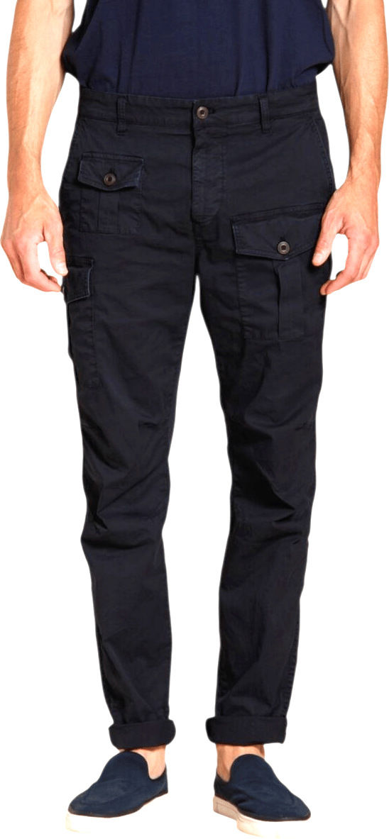 Mason's Cargo Georges Cool pocket coton navy 3 poches Masons Homme CBE436 312 Divers