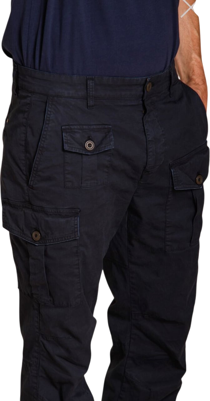 Mason's Cargo Georges Cool pocket coton navy 3 poches Masons Homme CBE436 312 Divers