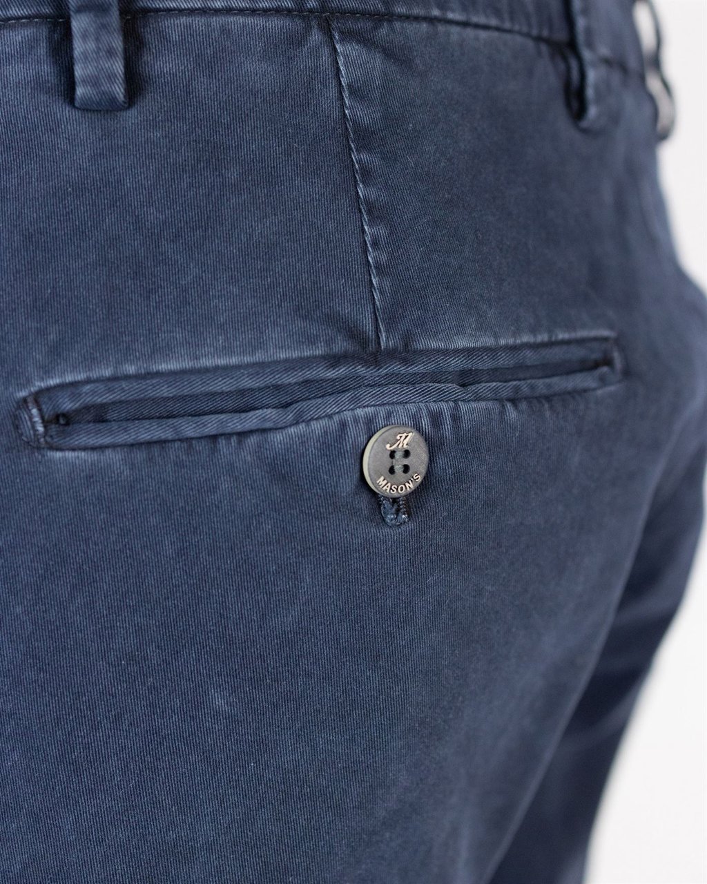Mason's Trousers Blue Blauw