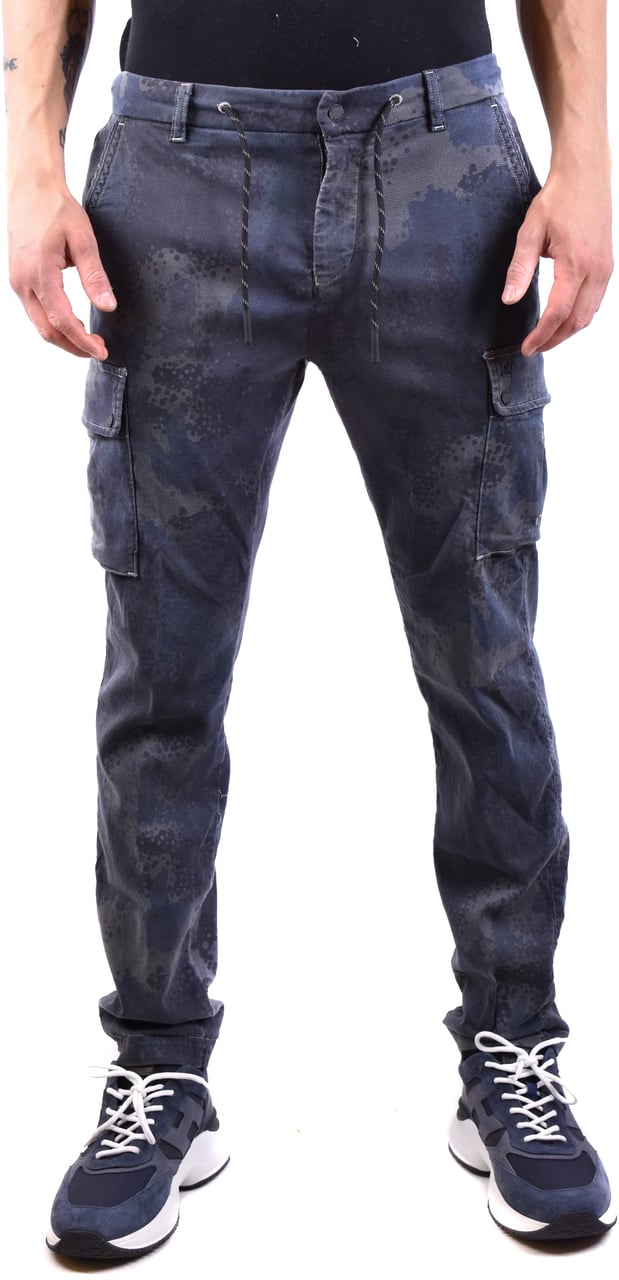 Mason's Trousers Blue Blauw