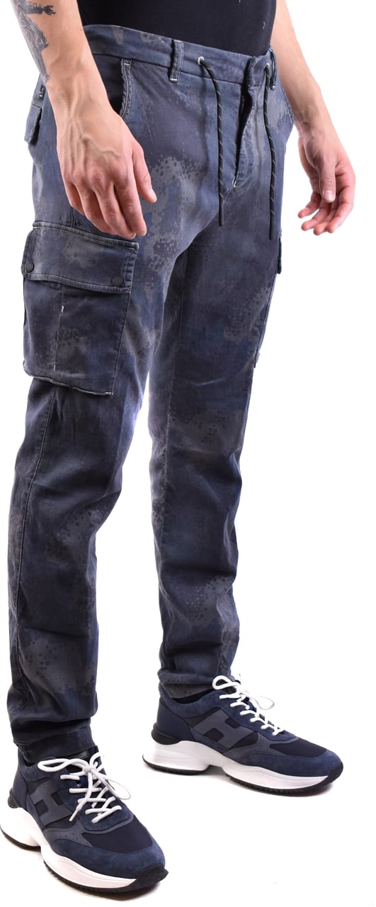 Mason's Trousers Blue Blauw