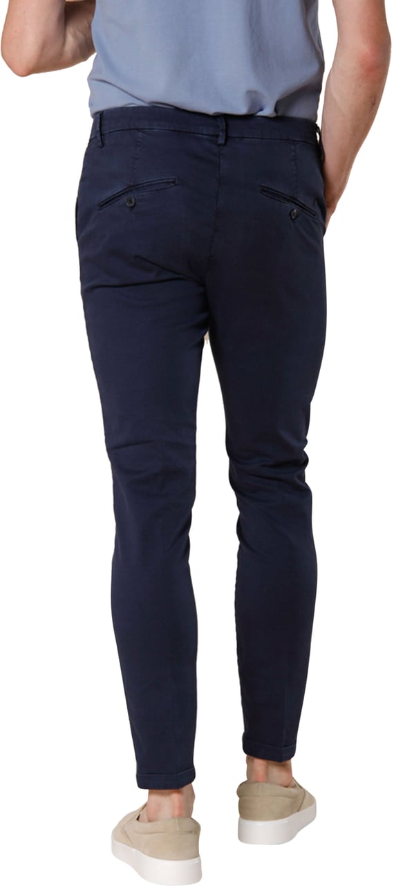 Mason's Masons  Chino Donkerblauw Mbe100 Blauw