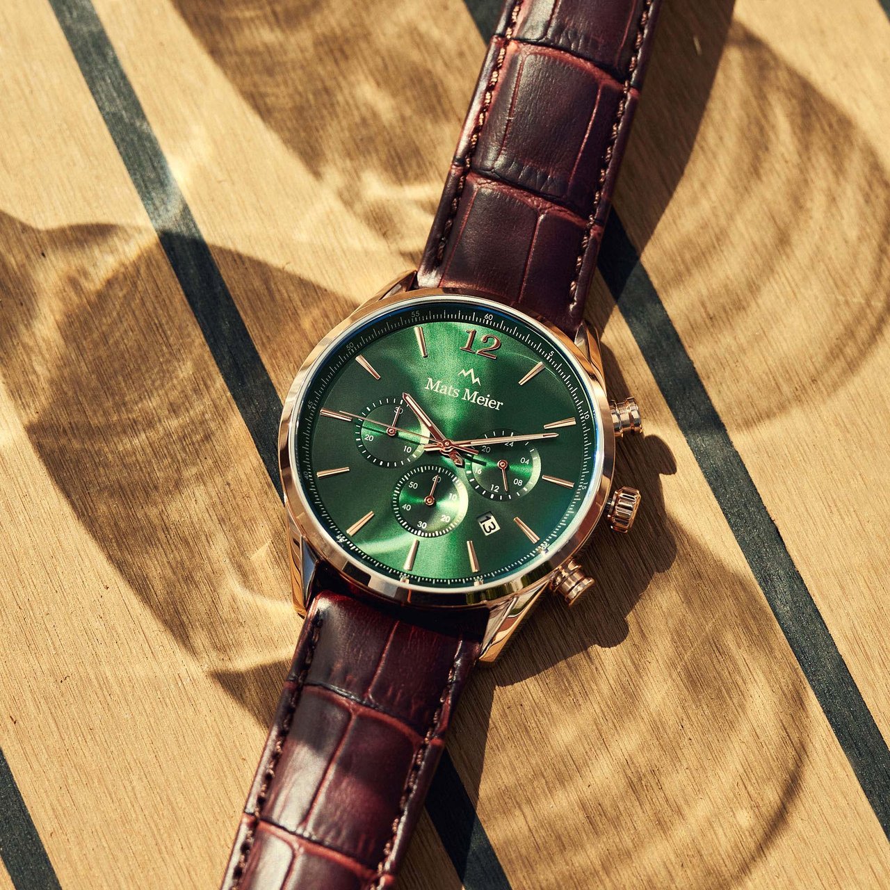 Mats Meier Grand Cornier Chrono Horloge Roze