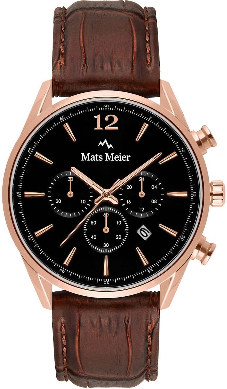 Mats Meier Grand Cornier Chrono Horloge Zwart