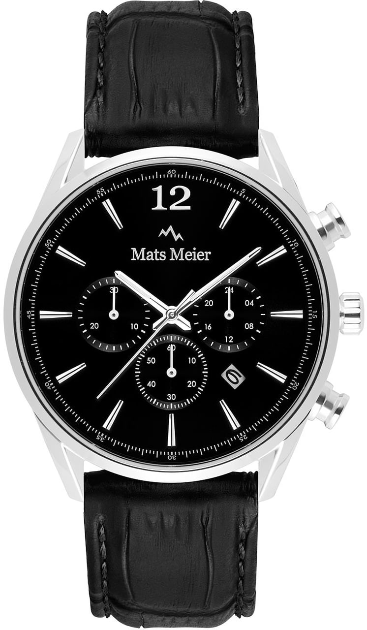 Mats Meier Grand Cornier Chrono Horloge Zilver