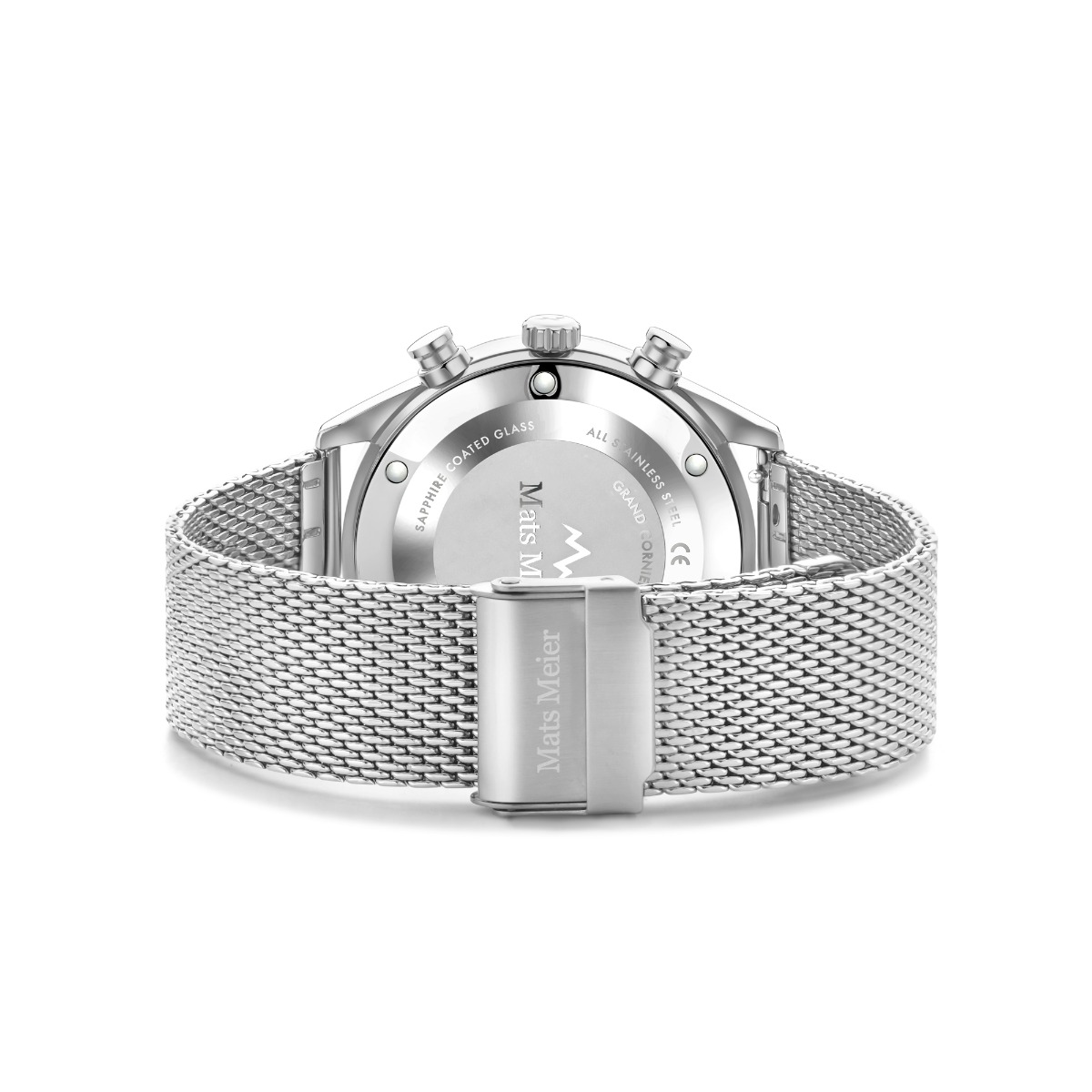 Mats Meier Grand Cornier Horloge Zilver