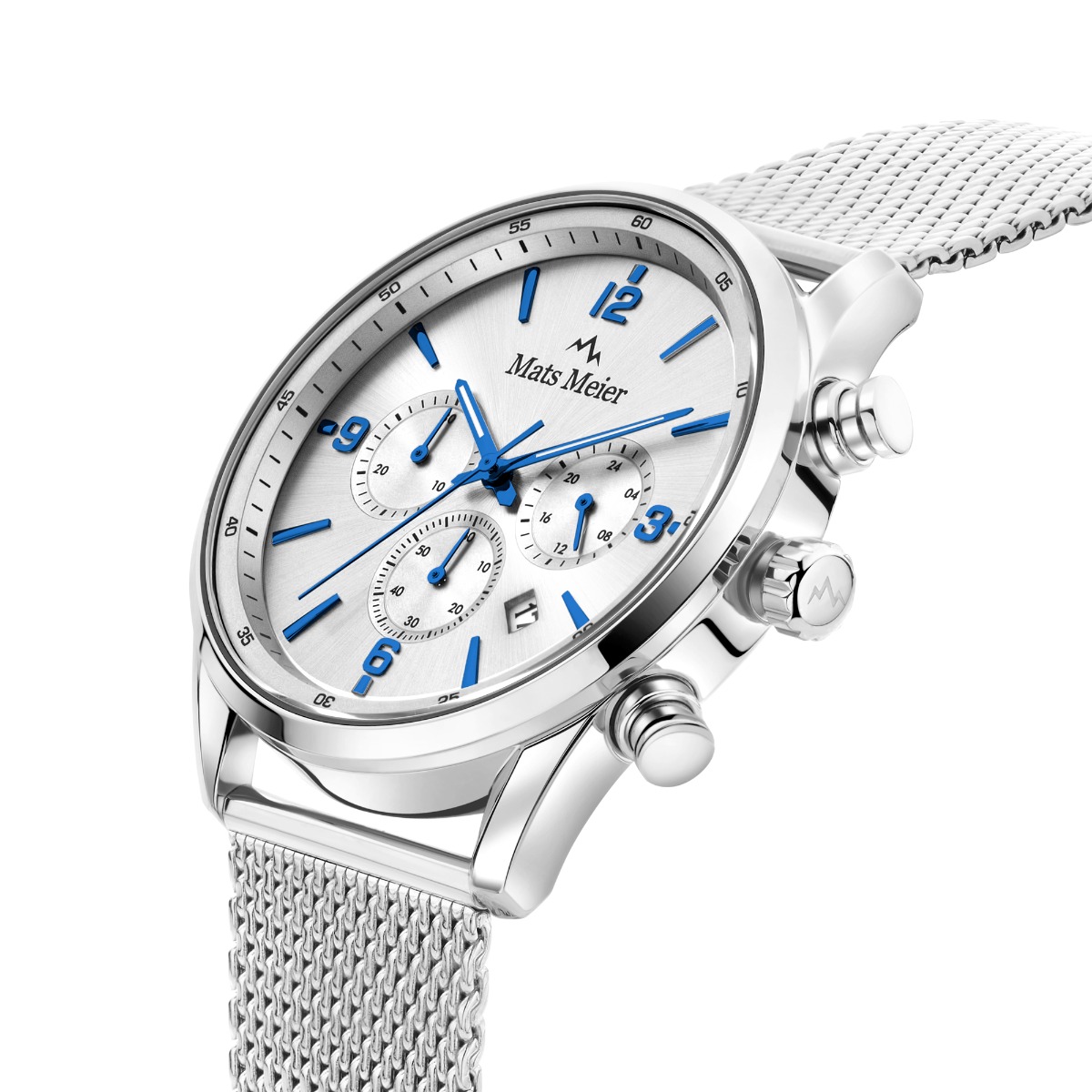 Mats Meier Grand Cornier Horloge Zilver