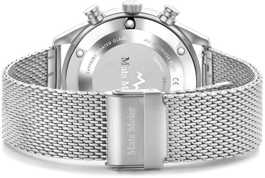 Mats Meier Grand Cornier Horloge Zilver