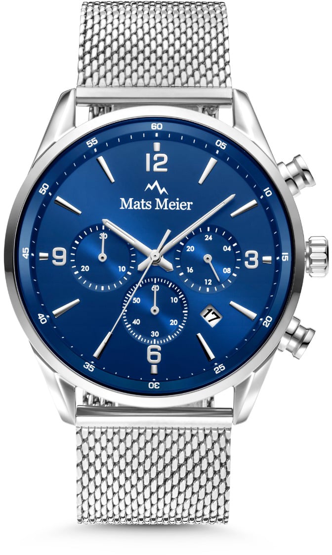 Mats Meier Grand Cornier Horloge Zilver