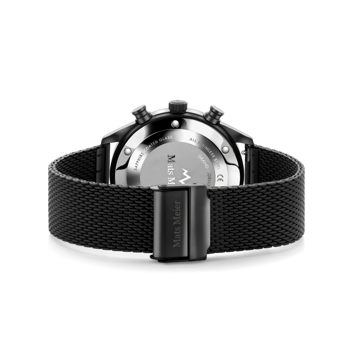 Mats Meier Grand Cornier Horloge Zwart