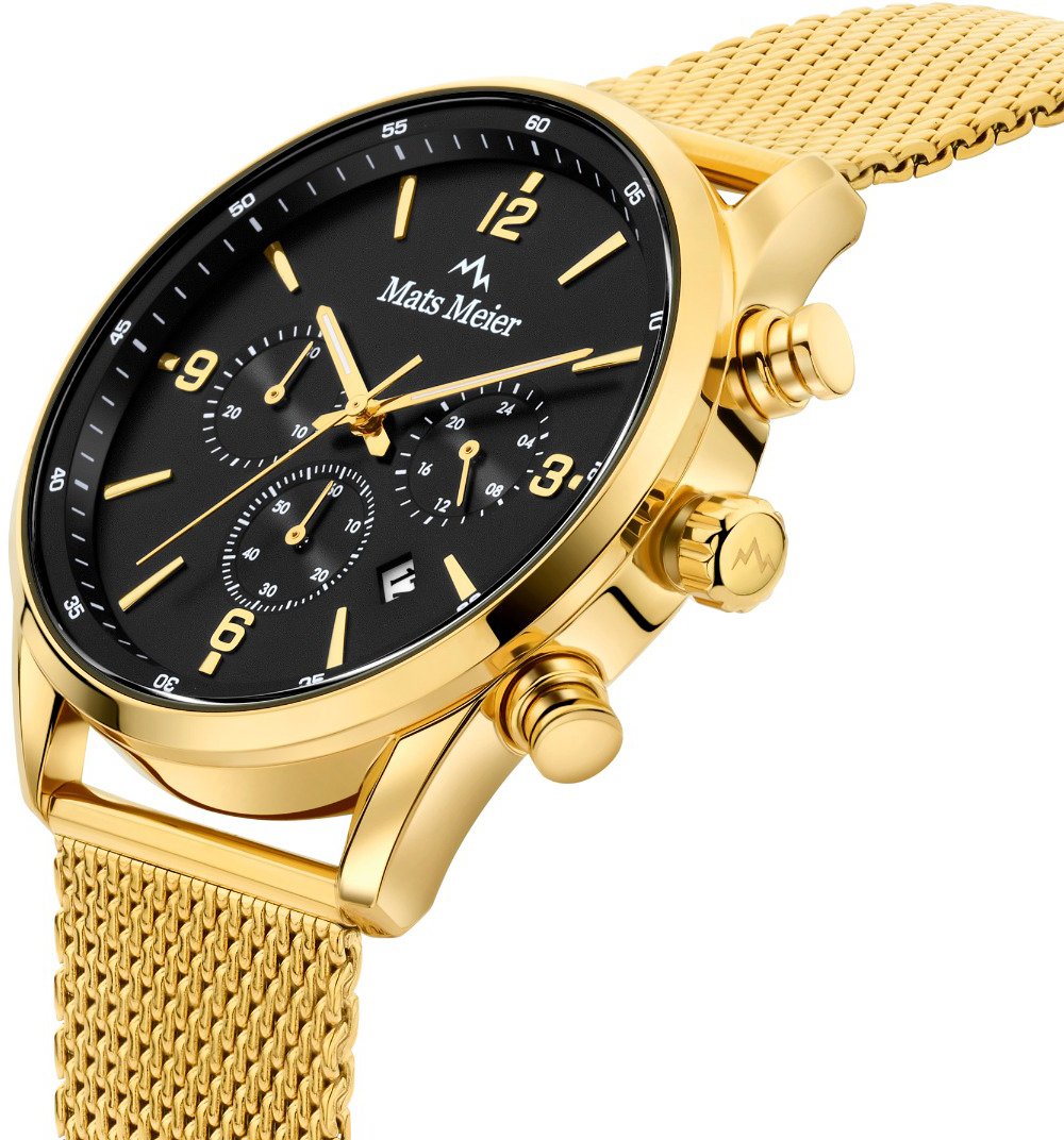 Mats Meier Grand Cornier Horloge Zwart