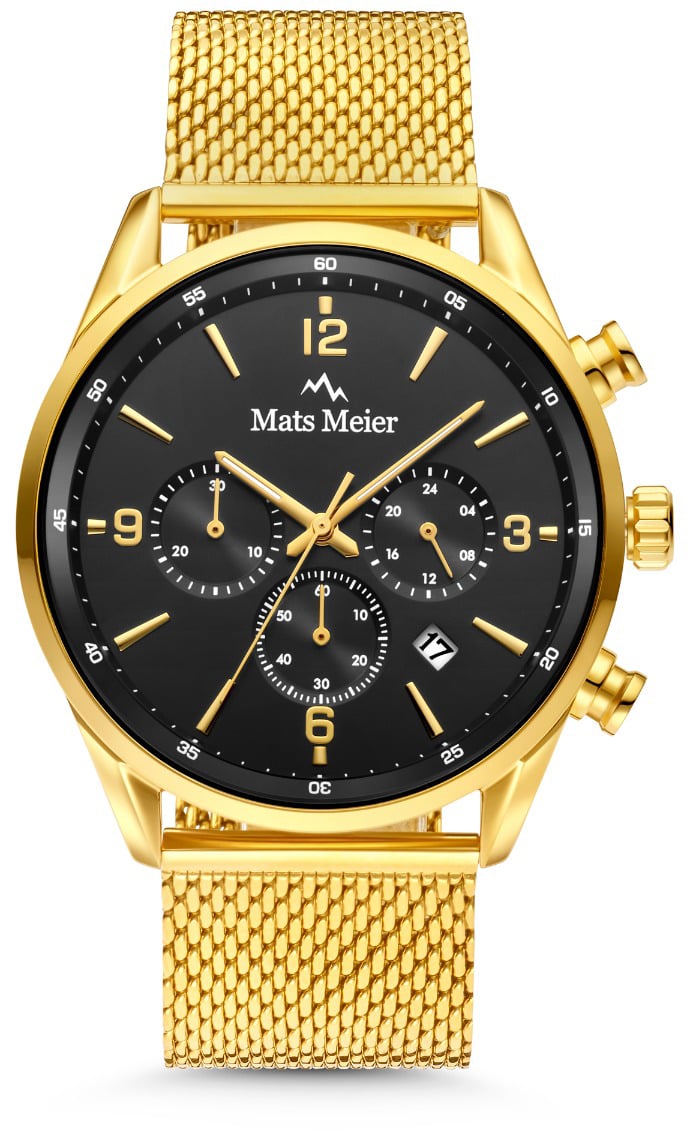 Mats Meier Grand Cornier Horloge Zwart