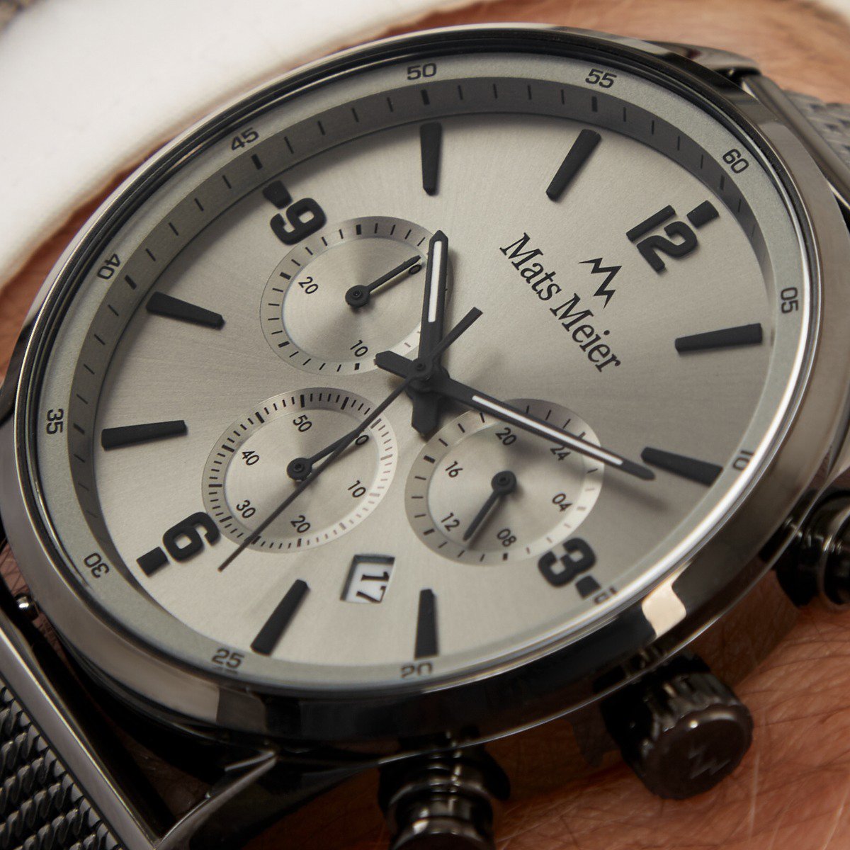 Mats Meier Grand Cornier Horloge Zwart