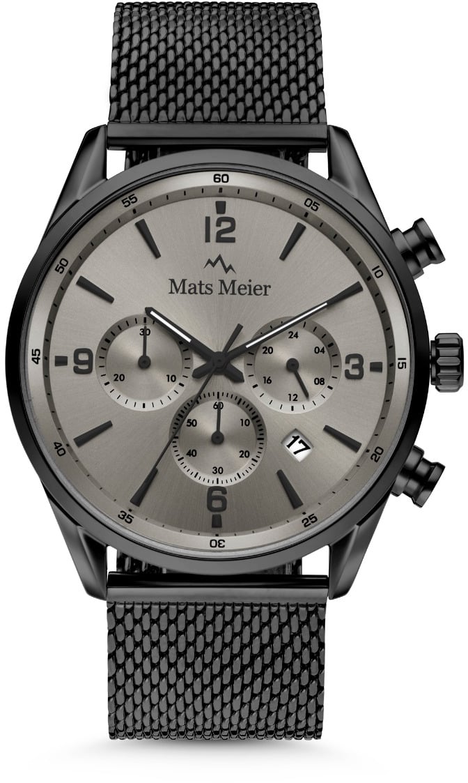 Mats Meier Grand Cornier Horloge Zwart