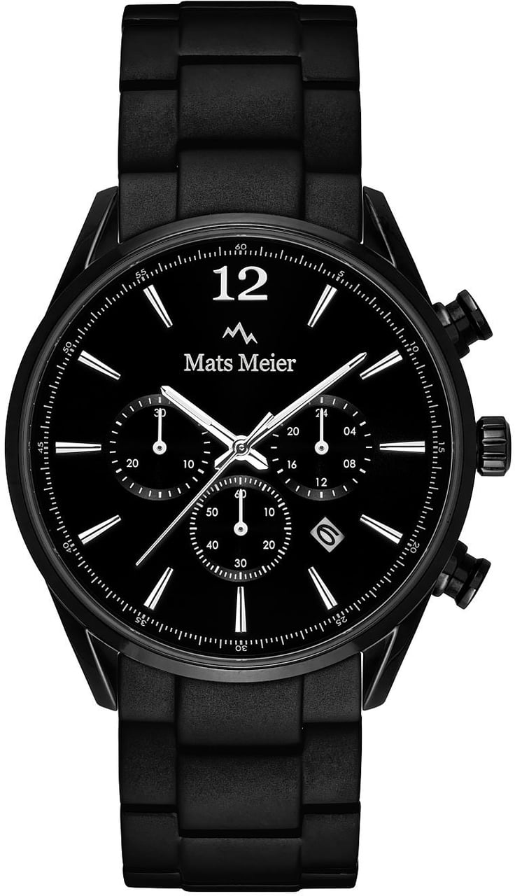 Mats Meier Grand Cornier Chrono Horloge Zwart