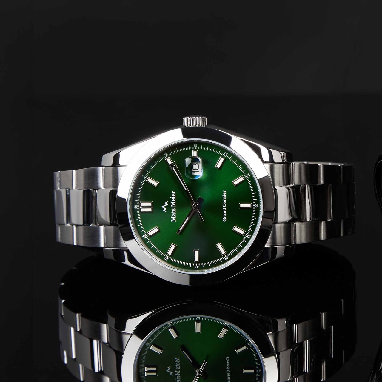 Mats Meier Grand Cornier Horloge Zilver