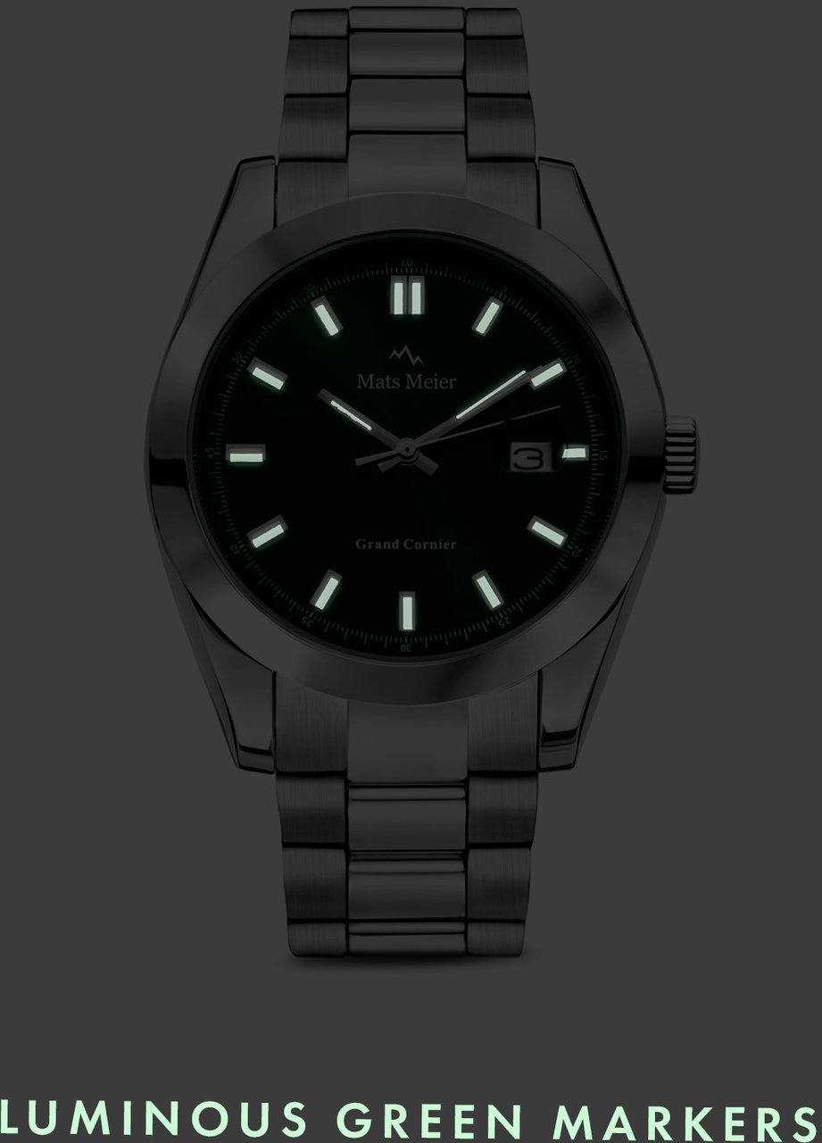 Mats Meier Grand Cornier Horloge Zilver