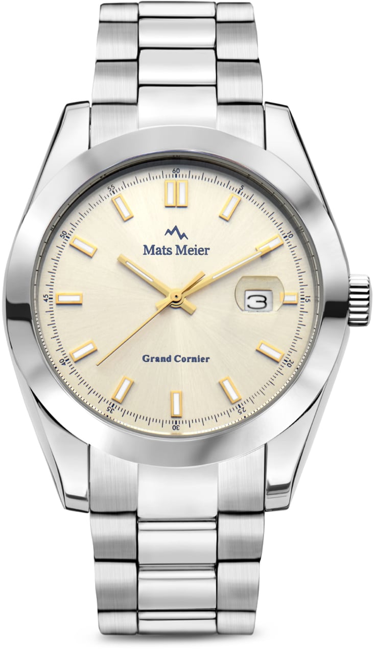 Mats Meier Grand Cornier Horloge Zilver