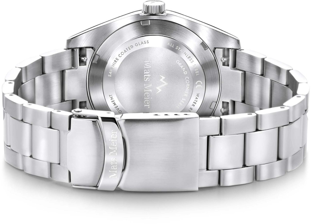 Mats Meier Grand Cornier Horloge Zilver