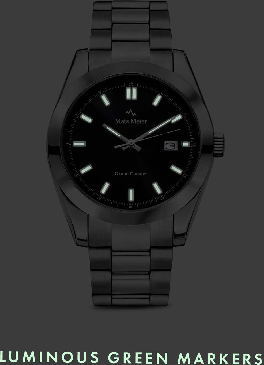 Mats Meier Grand Cornier Horloge Zilver