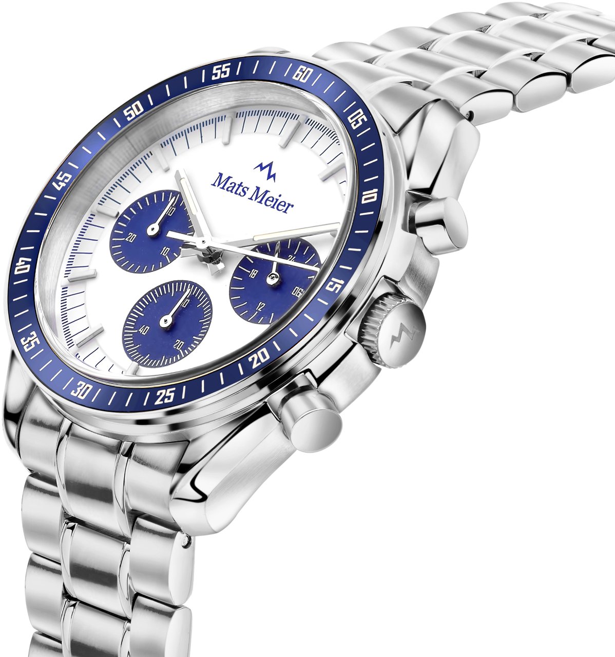 Mats Meier Arosa Racing Horloge Zilver