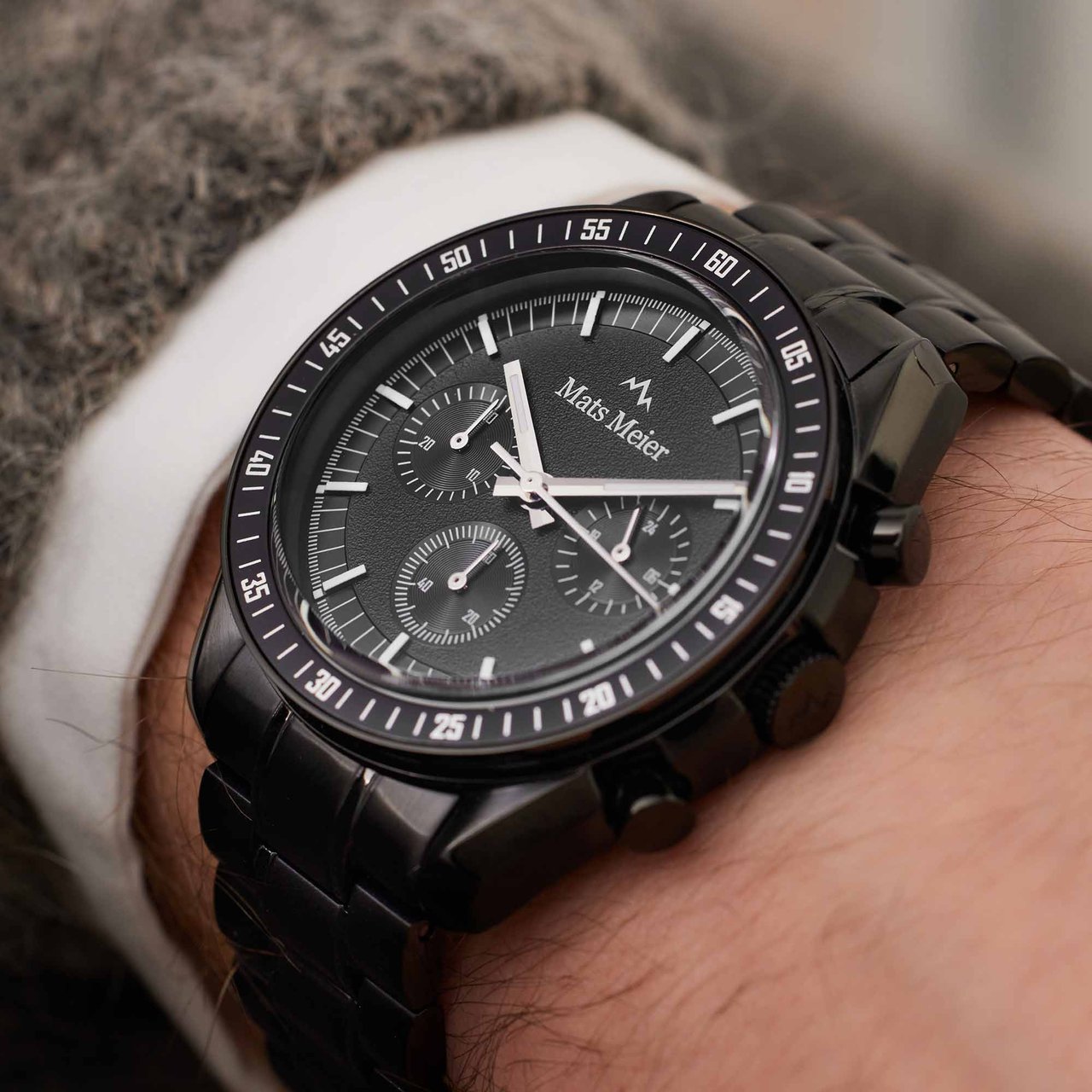 Mats Meier Arosa Racing Horloge Zwart