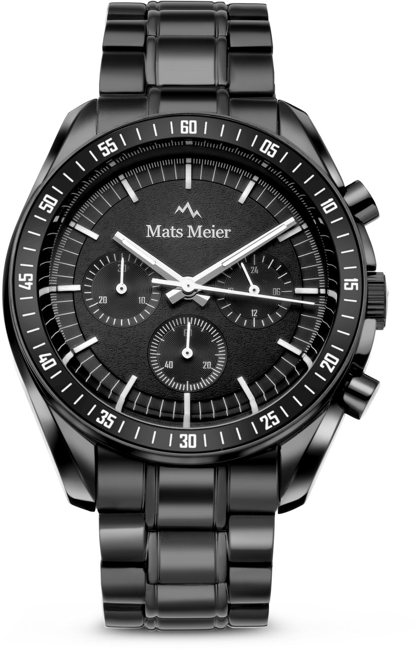 Mats Meier Arosa Racing Horloge Zwart